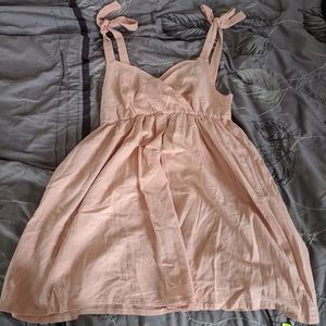 ROMWE PINK SUNDRESS SIZE S